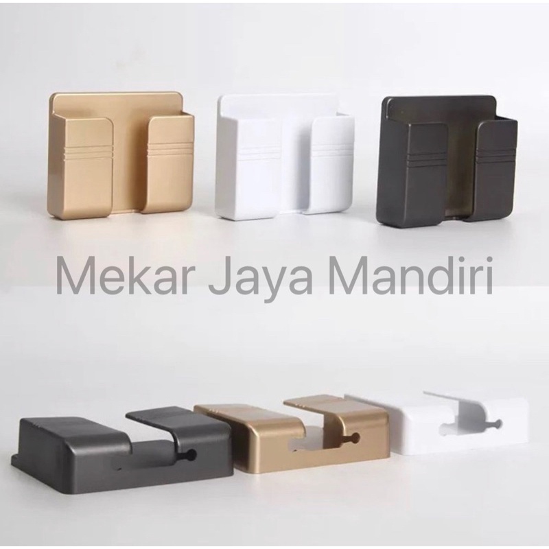 RAK GANTUNG HP CHARGER REMOTE TV AC TEMPEL TEMBOK HOLDER PHONE CAS TEMPEL DINDING HOOK HANDPHONE