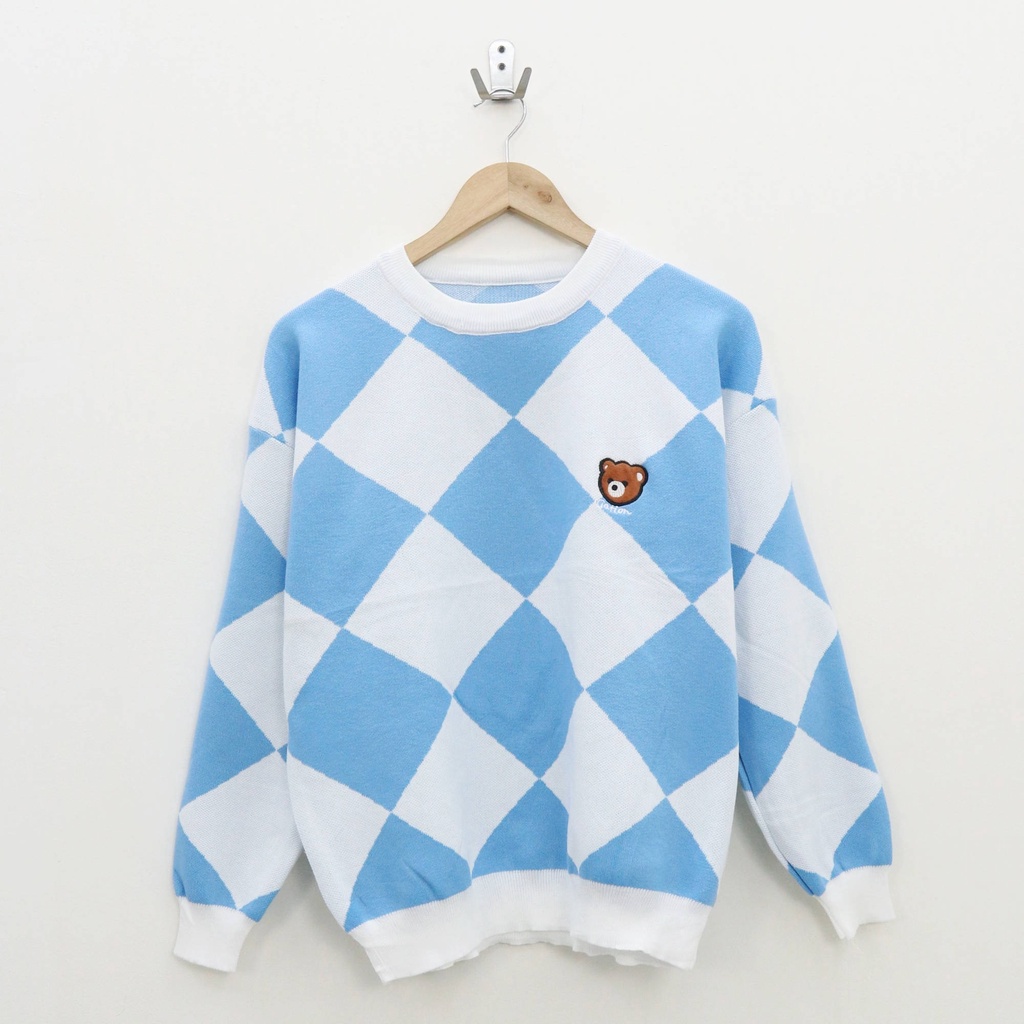 Chesy bear knit sweater - Thejanclothes