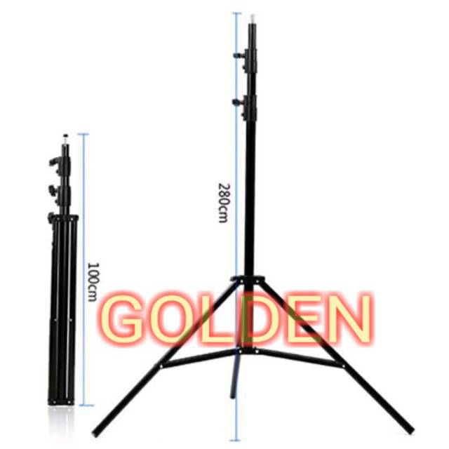 Tripod Lampu Studio 280 CM - Stand Lampu Studio