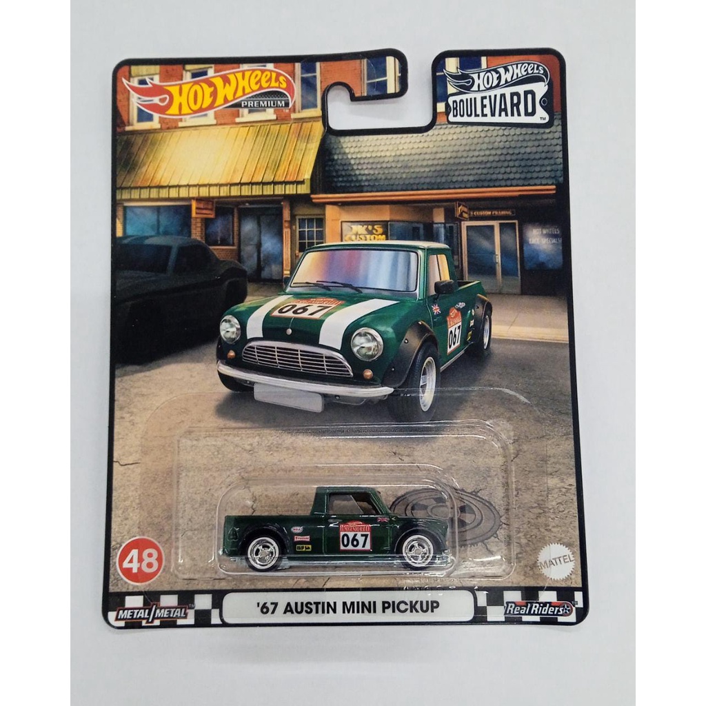 Diecast Hot Wheels Boulevard K 67 Austin Mini Pickup Hijau Mobil Mainan Anak