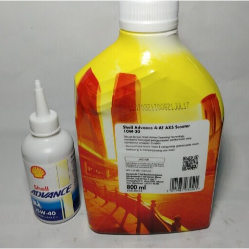 Oli Shell Ax5 Matic 0.8 L Dan Oli Gardan Shell