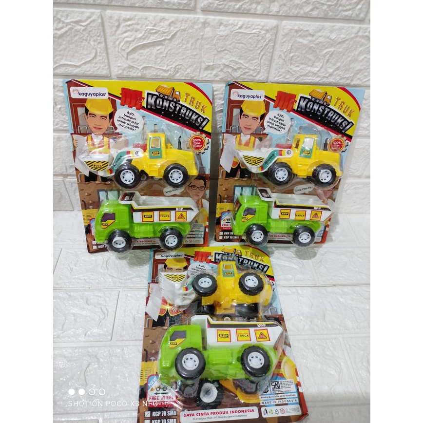 MAINAN ANAK TRUCK KONTRUKSI SET ISI 2 PCS KGP70
