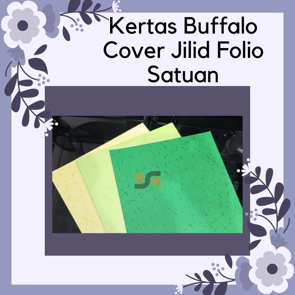 

Kertas Buffalo Cover Jilid Folio Satuan