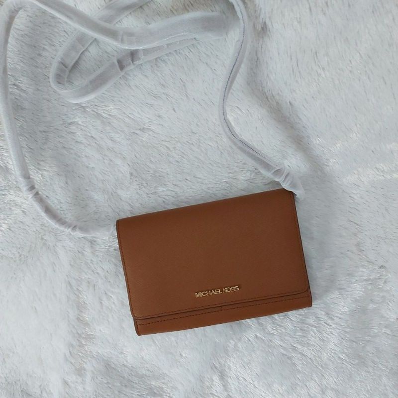 TAS WANITA BRANDED ORIGINAL - MK JET SET ITEM CROSSBODY LUGGAGE CLUTCH