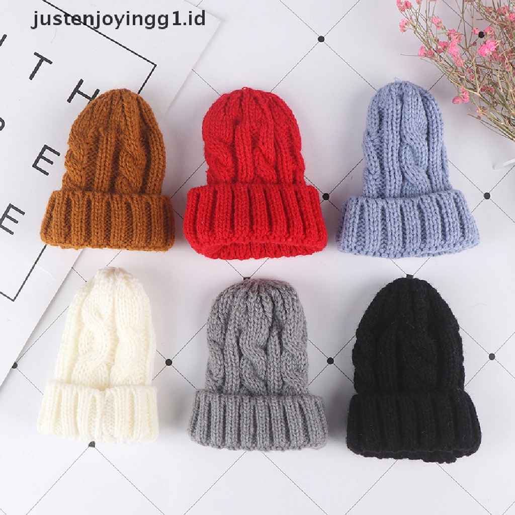 Miniatur Topi Beanie justenjoyingg1.id / 1 / 6 Untuk Dekorasi Rumah Boneka