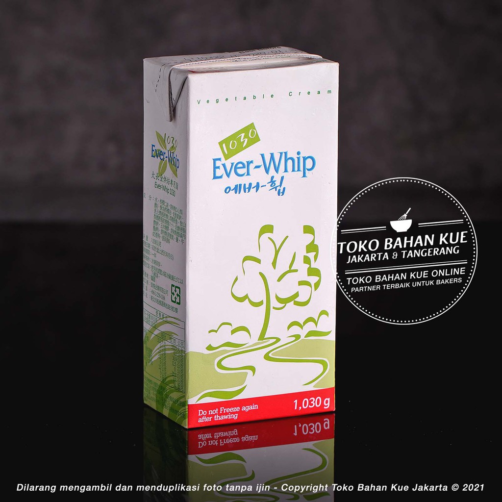 

EverWhip Cream 1030 Vegetable Krim Masak Whip Vegan Nabati Ever Whip