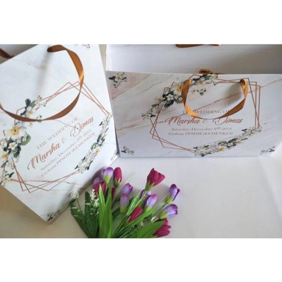 

Paper Bag Bridesmaid/Tas Kertas/Tas Kado - Tas Bridesmaid - TEMA CREAM