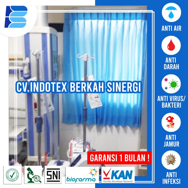 gorden pembatas ruang tamu dan dapur - gorden rumah sakit jogja - Tirai Pasien  - gorden rumah sakit