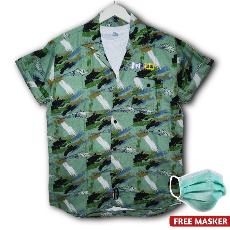 GROSIR Kameja Motif Pantai Pria Keja Motif Pria Kameja Pria Kameja Putih Motif Pantai Kameja Pantai