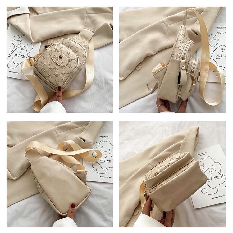 LT 1907 RISCE TAS WAISTBAG IMPORT WANITA CEWEK PEREMPUAN JAKARTA BATAM EL 5054