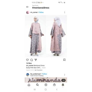 Mentawai dress ria miranda