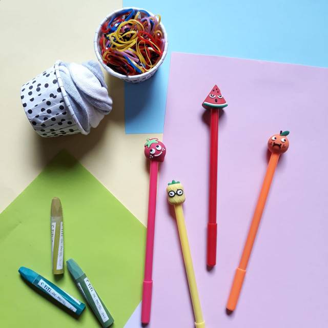 

Pulpen Gel Motif Buah
