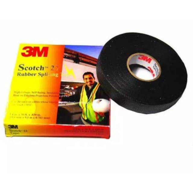 

Isolasi / Solatip 3M Scotch 23 Rubber Splicing Tape
