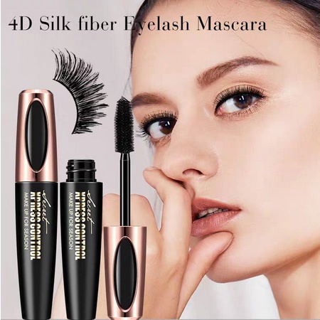 DB [ORIGINAL] 4D Silk Fiber Eyelash Mascara Waterproof Maskara Pemanjang bulu mata alami