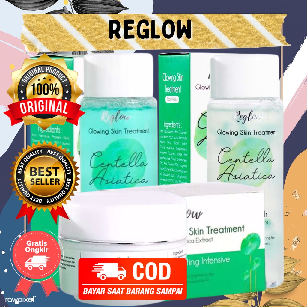 REGLOW SKINCARE HILANGKAN FLEK HITAM PRIA WANITA CEWEK COWOK / REGLOW CREAM GLOWING REGLOW BPOM 100%