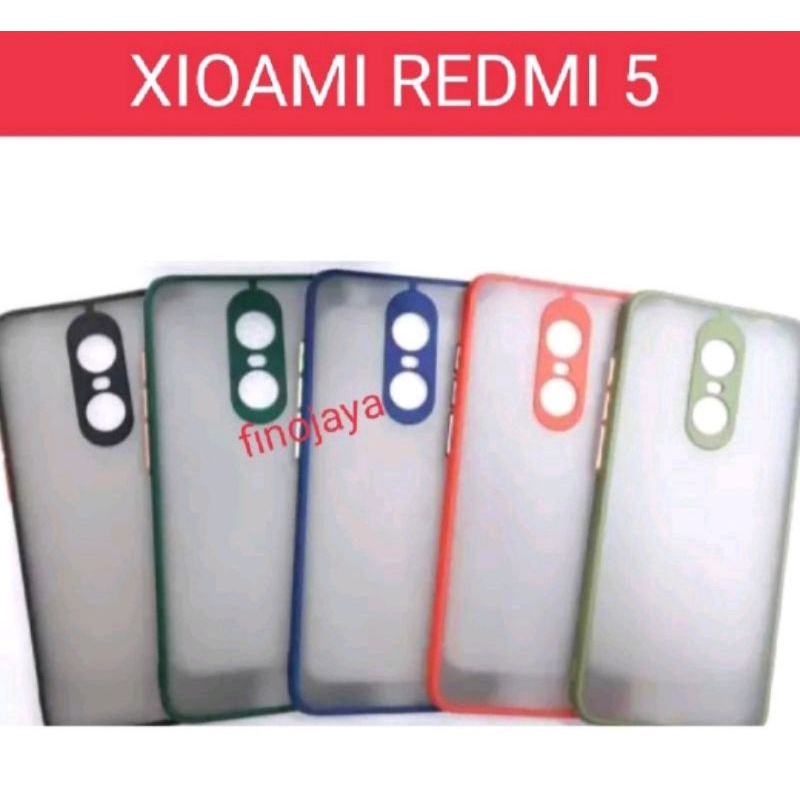 Case Aero My choice Xiaomi Redmi 5 Silikon Casing Selicon Dove pelindung Camera