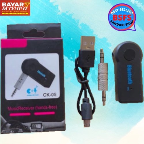 Bluetooth Aux Audio BT Receiver Mobil speaker ampli dll support Micro SD multi fungsi komplit MURAH