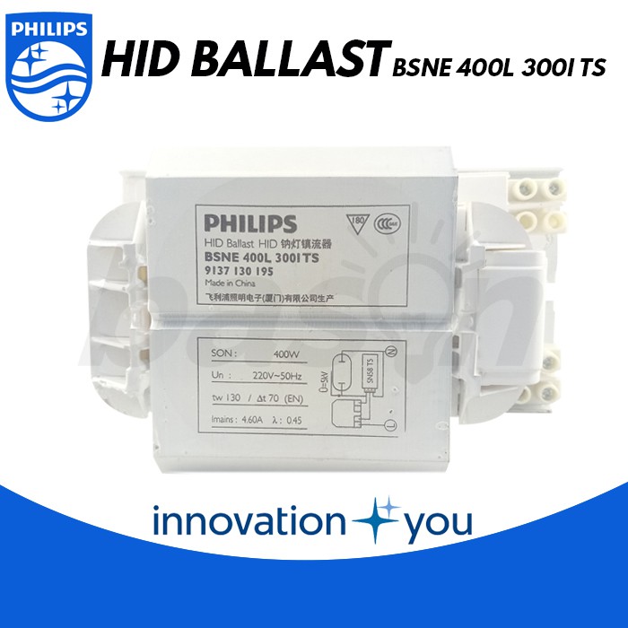 PHILIPS BSNE 400W L300 ITS - Ballast untuk lampu SON 400W