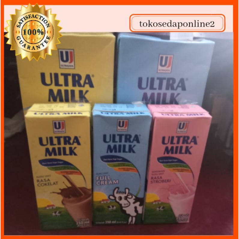 

Susu Ultra Milk 250 ml dan 1000 ml