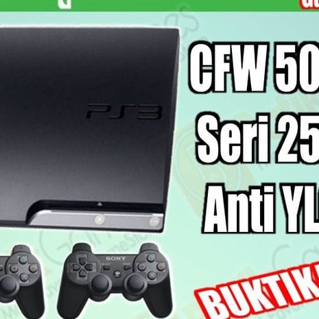 SONY PS3 SLIM CFW Playstation 3 500 GB - Putih