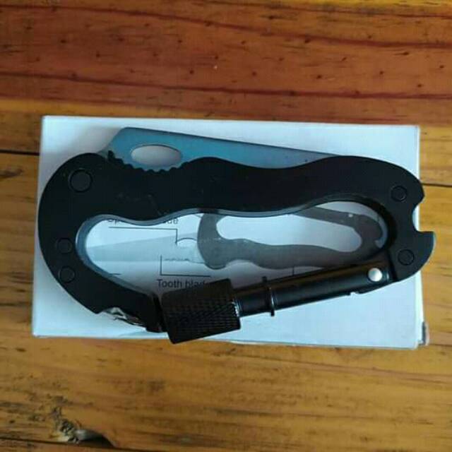 Carabiner pisau / multifungsi