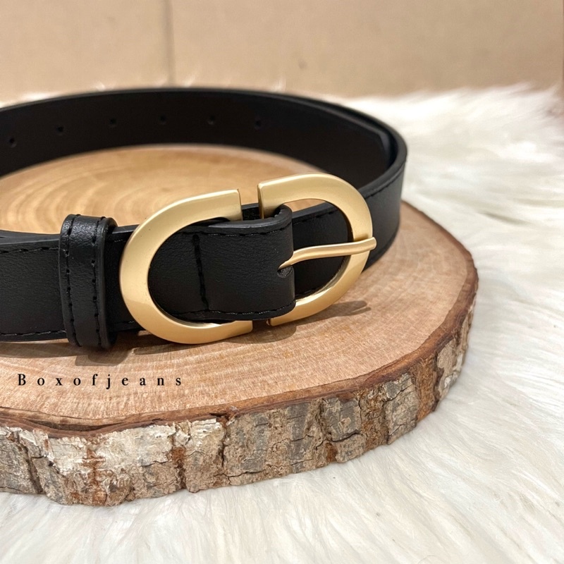 Boxofjeans - PREMIUM BASIC WOMEN BELT / SABUK KULIT WANITA