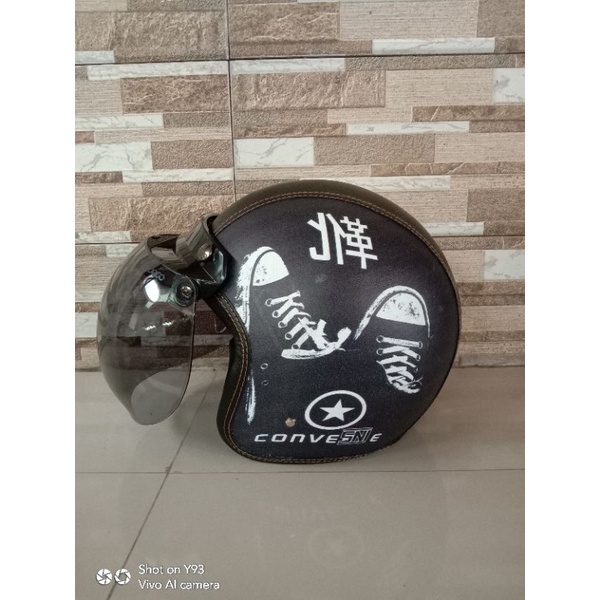 HELM BOGO FULL LEHER(DEWASA)