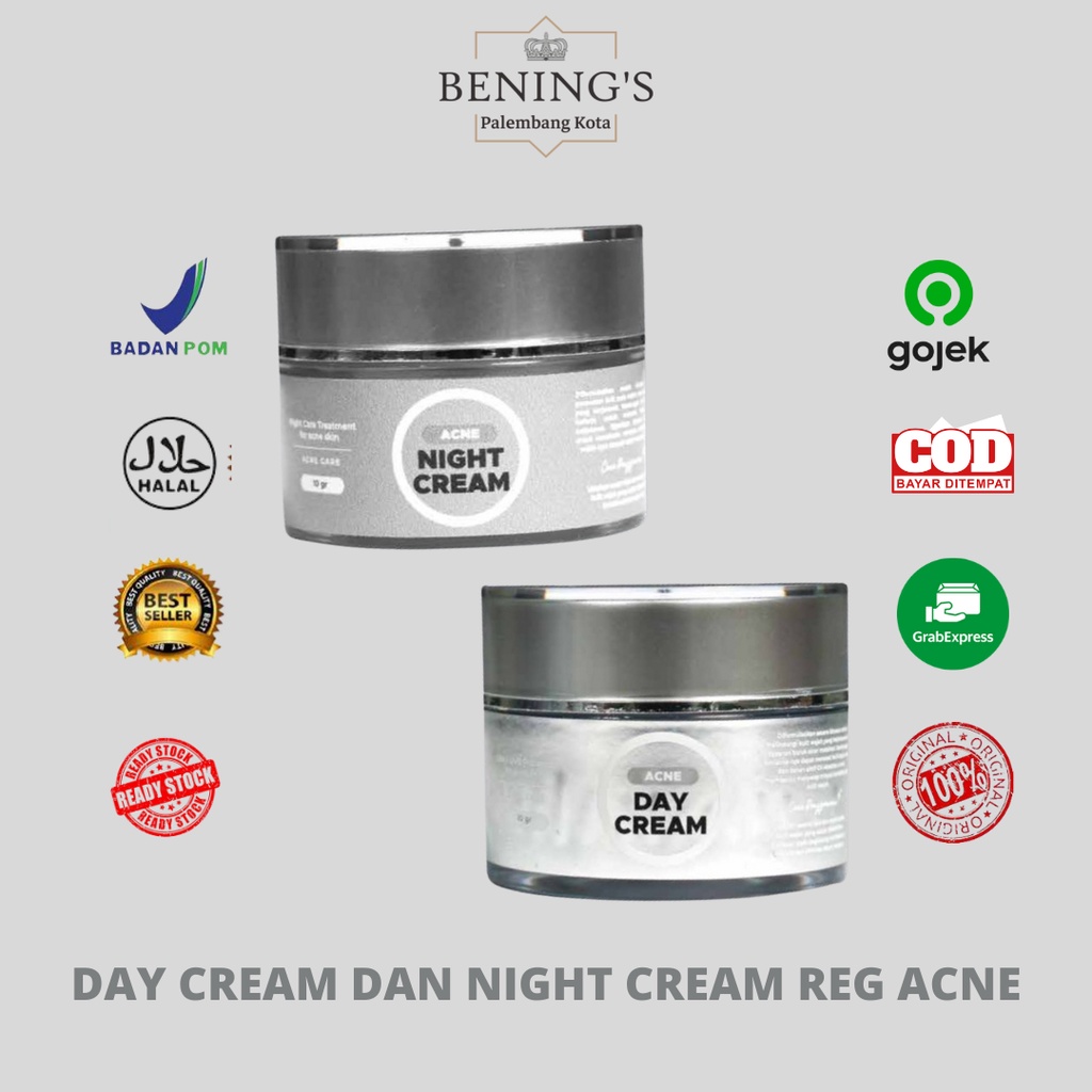 BENINGS SKINCARE by DR.OKY PRATAMA / PAKET ACNE-DAY&NIGHT CREAM REG