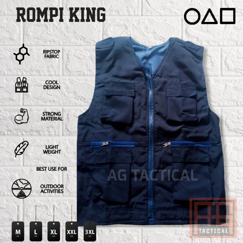 Rompi Tactical Outdoor/Rompi Casual/Rompi KING/OOTD