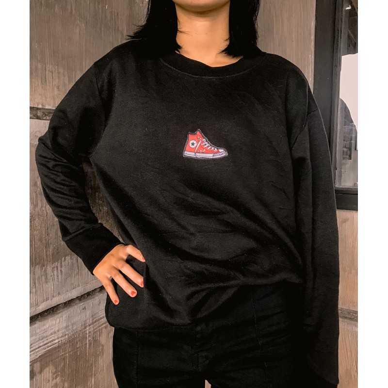 Crewneck Oversize Tangan Balon Thrift shop