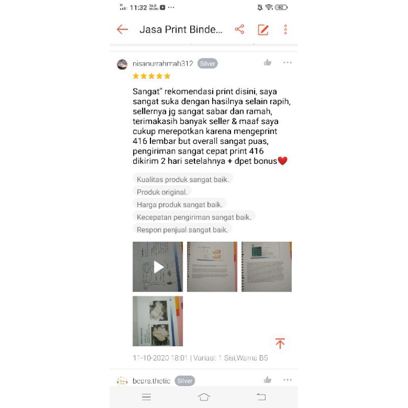 

JASA PRINT BINDER A5/B5 TANPA PO
