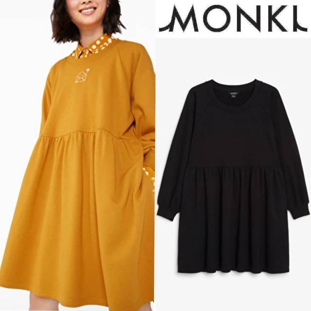 Monki Oversized Sweatshirt Dress