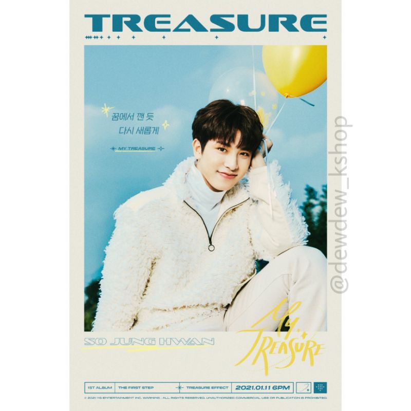 POSTER TREASURE - ‘MY TREASURE’ LYRIC POSTER <SO JUNG HWAN>