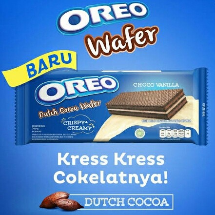 

OREO WAFER choco vanilla dutch cocoa all varian TERMURAH 140 gr