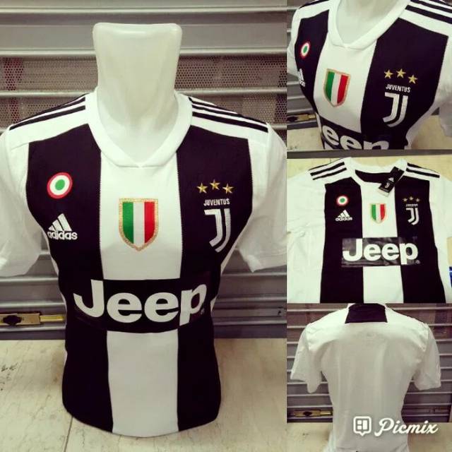 JERSEY BOLA JUVENTUS HOME 2018/2019 GRADE ORI