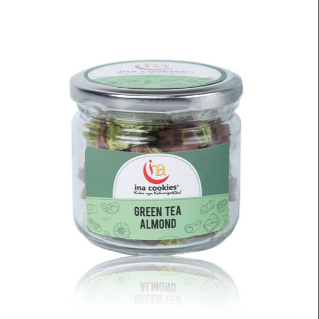 

INA COOKIES "GREENTEA ALMOND" JAR