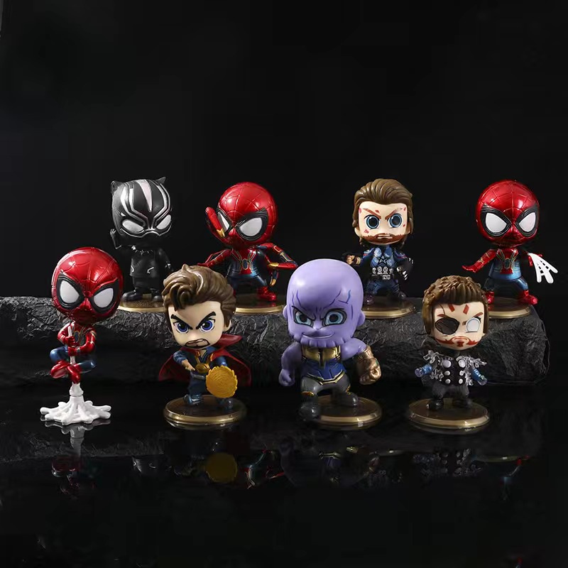 (WPJ-AVENGERS) PAJANGAN AVENGERS / FIGURE MINI AVENGERS / PAJANGAN SPIDERMAN / DEKORASI IRON-MAN / PAJANGAN MOBIL