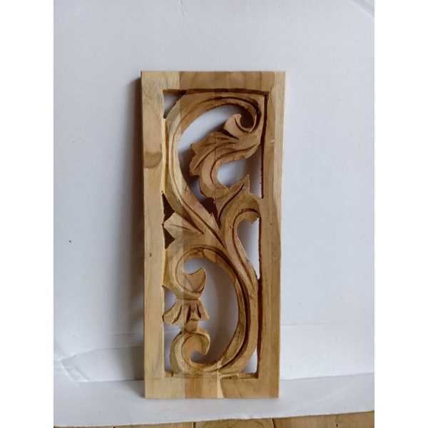 ornamen ukir kayu pintu dinding roster keping Loster Isian Loster Roster Kayu Loster Kayu Jati Ornam