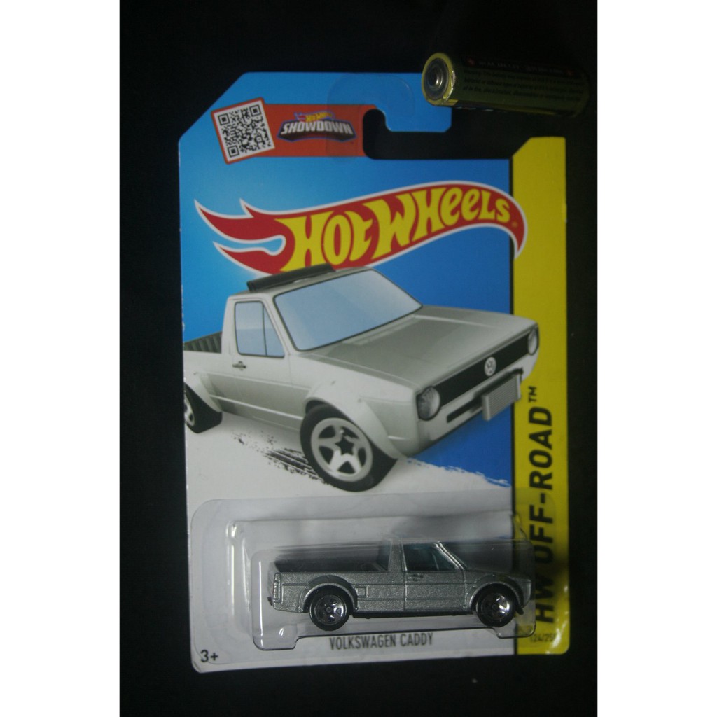 VOLKSWAGEN Caddy silver VW pickup pick up HotWheels HW 2015  124 off road diecast die cast