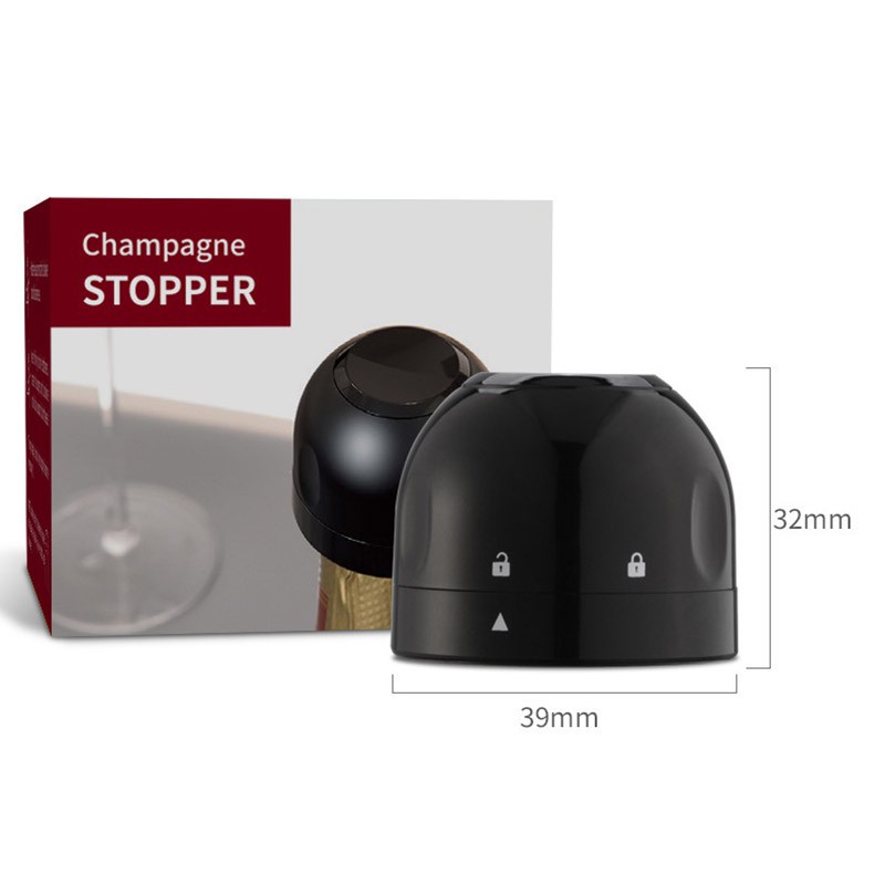 Tutup Botol Champagne Stopper Vacuum Sealer Bottle Cap