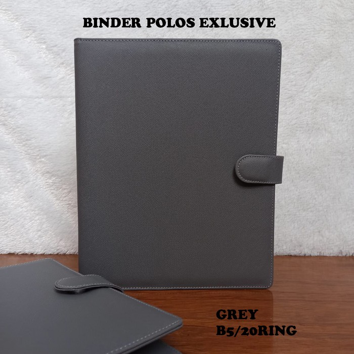 Jual Binder Polos Exclusive Warna Grey A5 Dan B5 | Shopee Indonesia