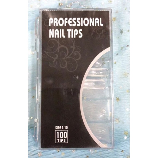 Proffesional Nail Tips Box Akrilik | Cetakan kuku Polygel