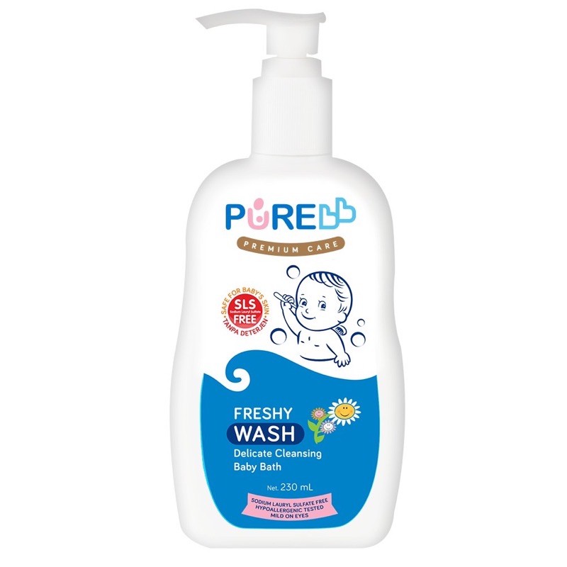 Pure baby wash 230ml - sabun bayi