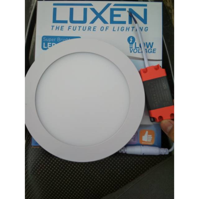 Lampu Led Panel Luxen 12watt cahaya MANTAP