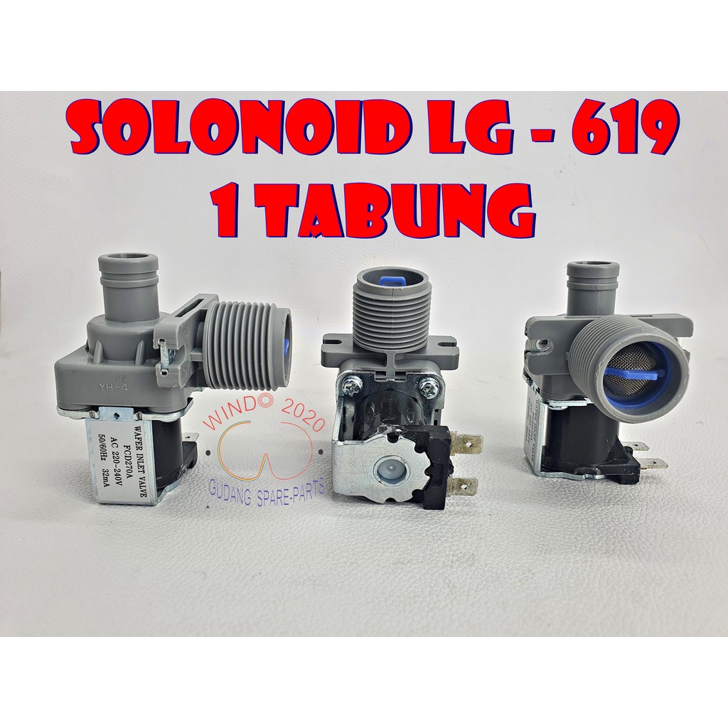 SLONOID 618 | PUMP WATER INLET | SELENOID OTOMATIS POMPA MASUK AIR MESIN CUCI LG 1 TABUNG MULTI