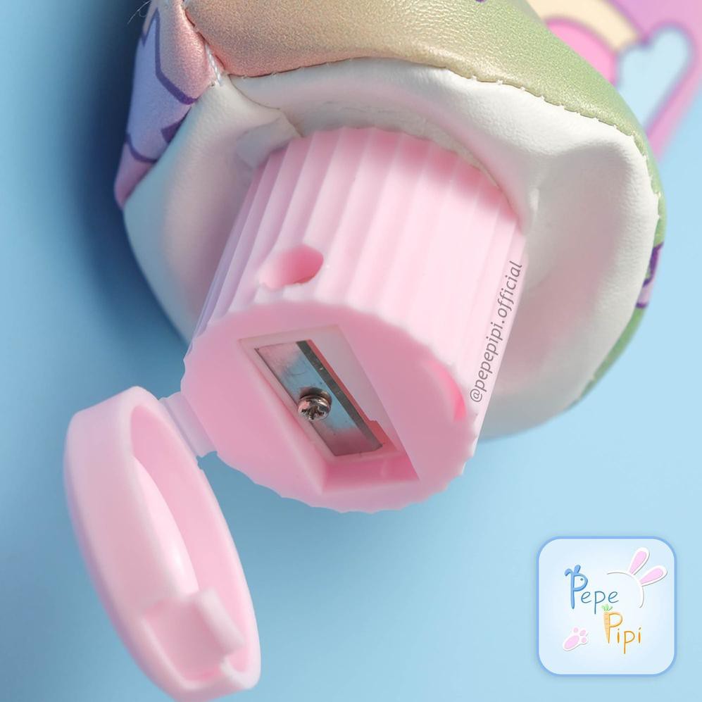 

[New Mall TR 12Ju9Ak] Kotak Pensil Odol Unicorn + Rautan Wadah Tempat Alat Tulis Pencil Case Kostak