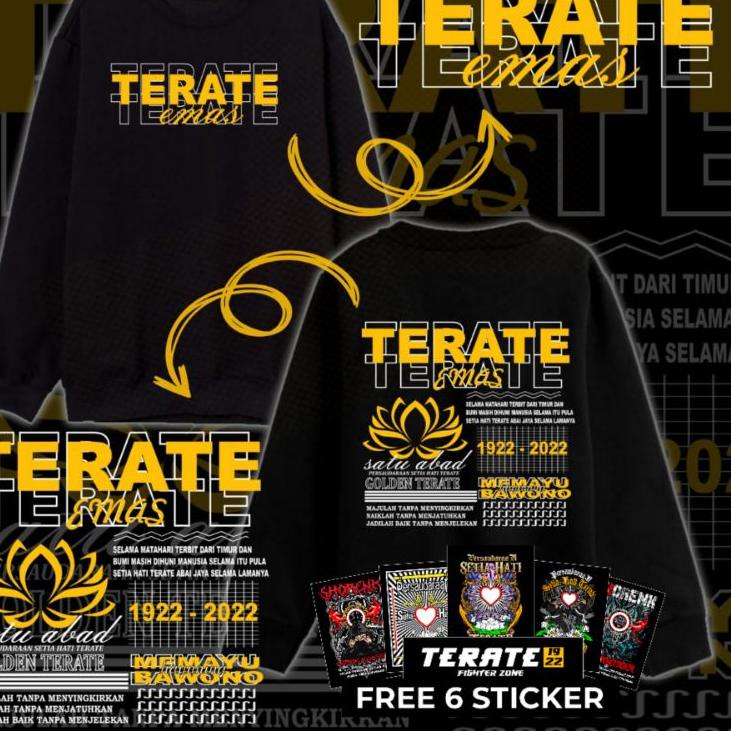 Model Baru.. SWEATER PSHT TERATE EMAS TERBARU