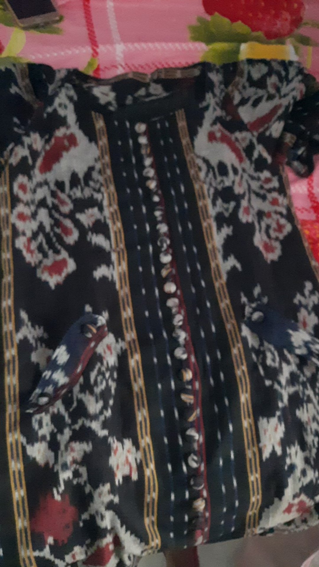 Dress Etnik Motif Merak