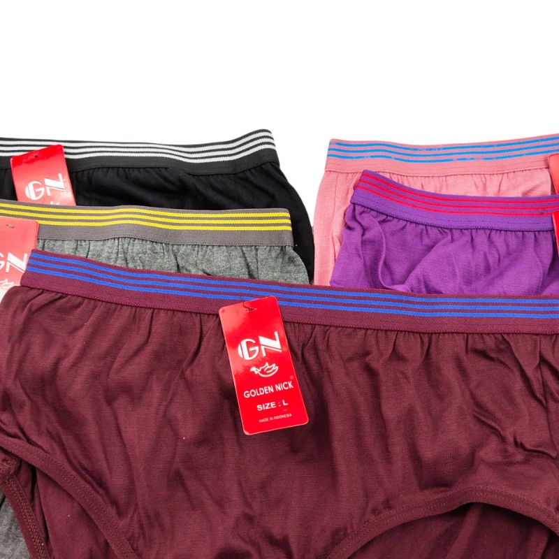 CD Celana Dalam Wanita Perempuan Golden Nick 932 Dewasa Remaja Jumbo Big Size M L XL XXL 2XL 3L Adem