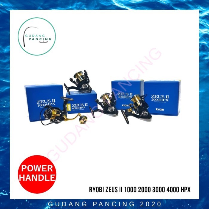 Reel Ryobi Zeus II 1000 2000 3000 4000 HPX